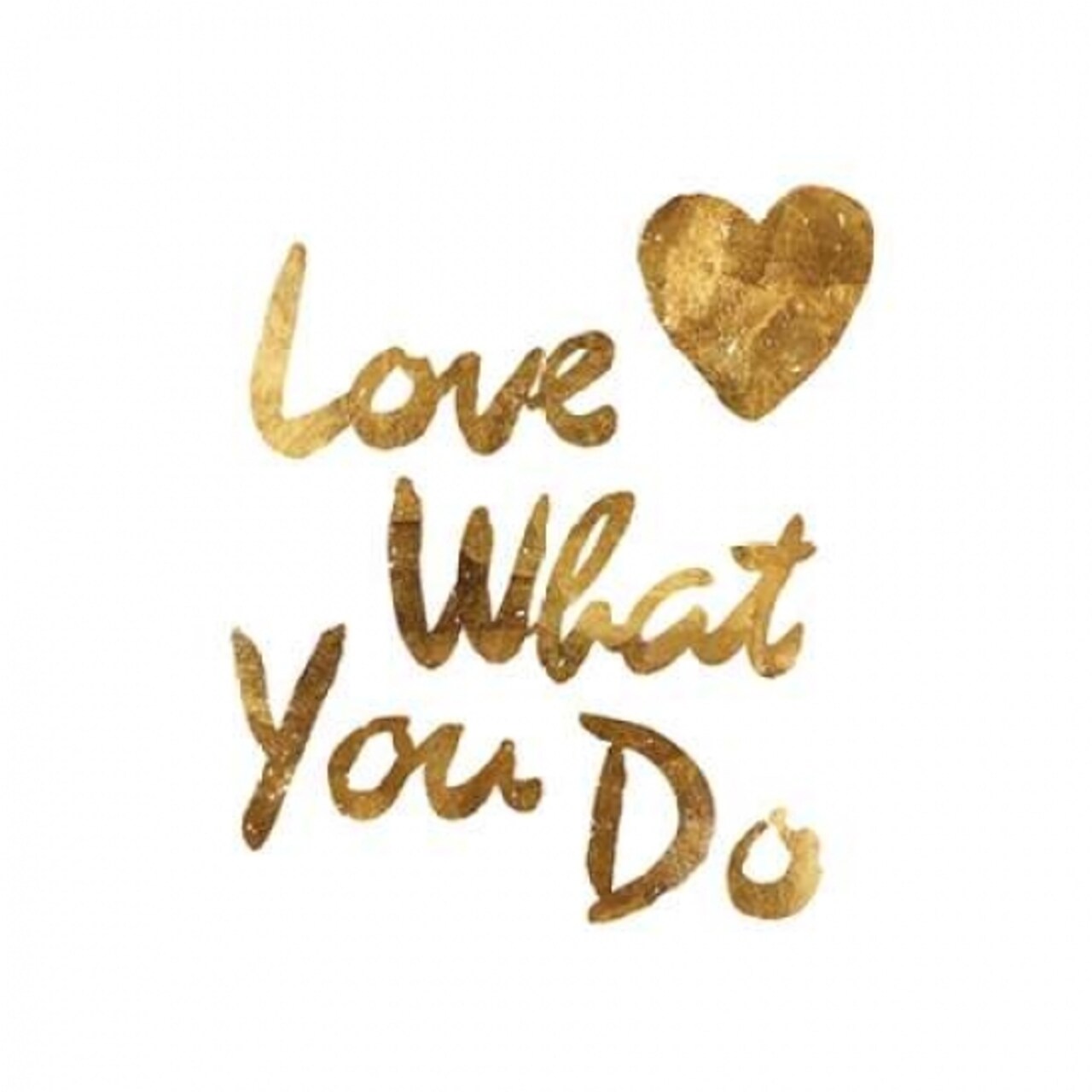 Love What you Do Heart Poster Print by PI Studio